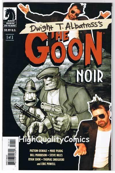 GOON NOIR 1 2 3, NM-, Mike Ploog, Eric Powell, Guy Davis, Steve Niles, 2006