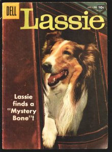 Lassie #38 1958-Dell-photo cover-Collie stories-VG