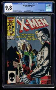 Uncanny X-Men #210 CGC NM/M 9.8 White Pages