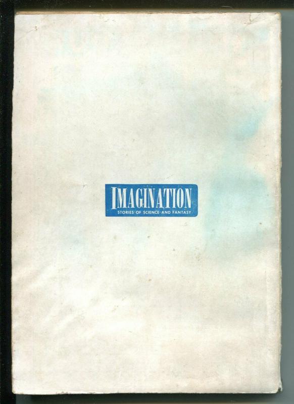 Imagination1/1952-Greenleaf-sci-fi pulp-John Jakes-flying saucer-Neville-G/VG