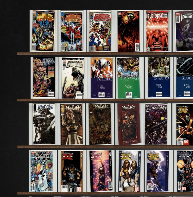 Huge Lot 140+ Comics with Cable, Ultimate X-Men, Ultimate Spider-Man & More!