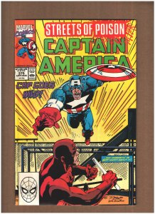 Captain America #375 Marvel Comics 1990 DAREDEVIL Ron Lim FN 6.0