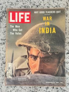 Life Magazine November 16 1962 War In India Photo Cover Richard Nixon J946