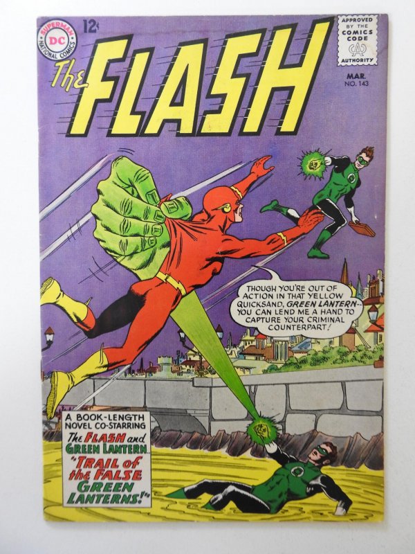 The Flash #143 (1964) VG- Condition! Moisture stain