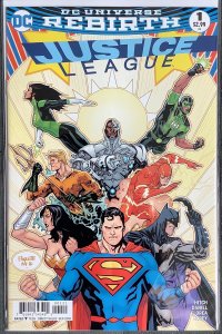 Justice League #1 Yanick Paquette Cover Variant (2016, DC) NM/MT