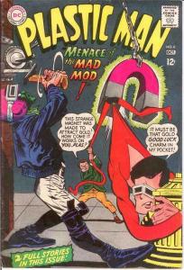 PLASTIC MAN 6 F-VF  October 1967 COMICS BOOK