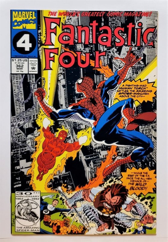 Fantastic Four #362 (March 1992, Marvel) VF/NM  