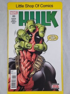 Hulk #13 2015 Marvel Comics Deadpool Mark Bagley Cover A