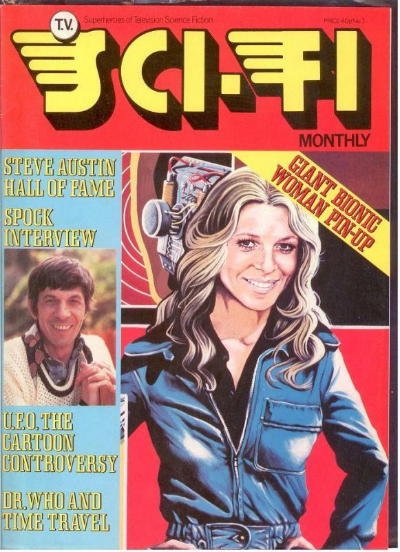 TV SCI FI MONTHLY 7 F+ LEONARD NIMOY INTERVIEW; GIANT B