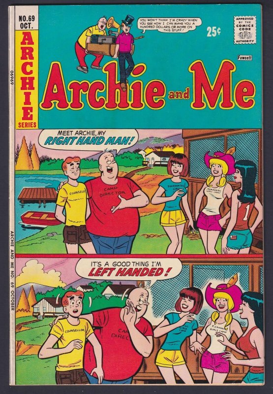 Archie and Me #69 (1974) Archie Bronze-age comic FN