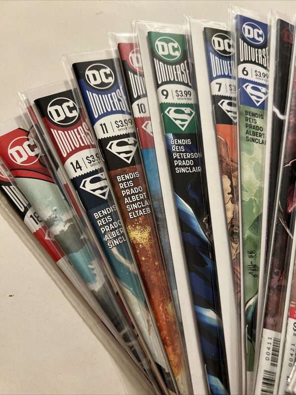 16 SUPERMAN DC COMICS 2018 Bendis Lot #1-4 4-10 11 14 17 17 18 Some Variants
