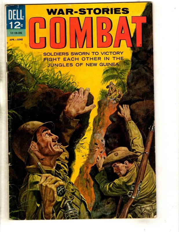 War-Stories Combat # 7 FN Dell Silver Age Comic Book Jungle New Guinea JL16