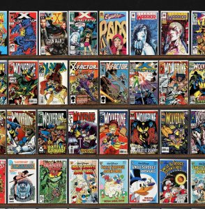 Huge Lot 140+ Comics with X-Factor, Walt Disney&, Wolverine & More!