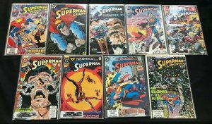 SUPERMAN 9PC LOT (VF) GALLERY!! ADVENTURES!! 1990-93
