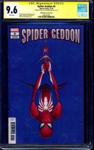 Spider-Geddon #0  JTC VARIANT CGC SS 9.6 signed John Tyler Christopher NM+ RARE