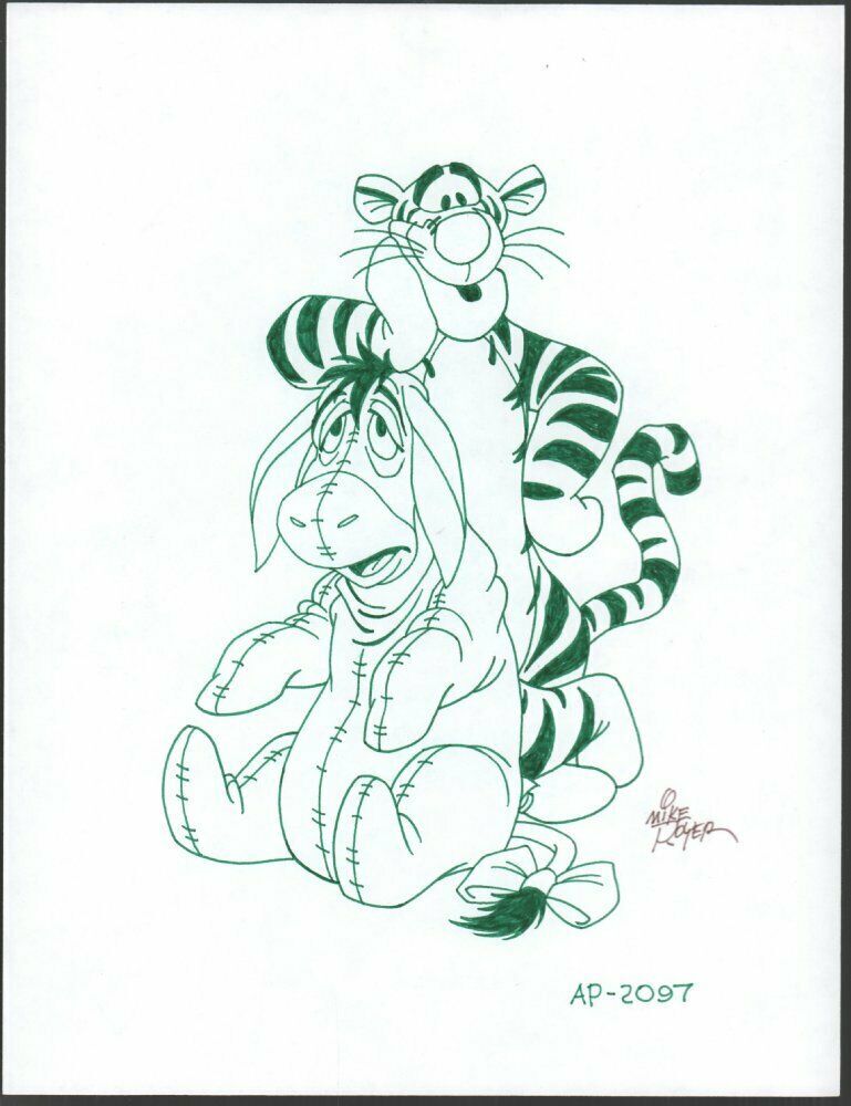 tigger and pooh drawing