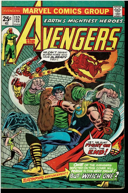 Avengers #132, 6.0 or Better