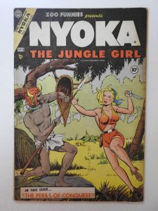 Zoo Funnies #9 Starring Nyoka The Jungle Girl!! Sharp VG+ Condition!