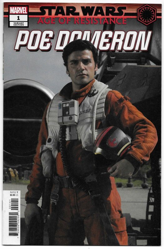 Star Wars AOR Age Of Resistance Poe Dameron #1 | 1:10 Movie Photo Variant (NM)