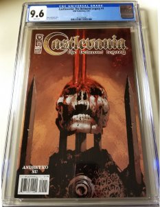 Castlevania: The Belmont Legacy #1 CGC 9.6 IDW White Pages HTF FREE SHIPPING