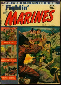 Fightin' Marines #7 1952- Matt Baker- Canteen Kate- St John Golden Age VG