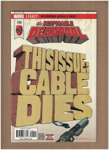 Despicable Deadpool #290 Marvel Comics 2018 Deadpool Kills Cable NM- 9.2