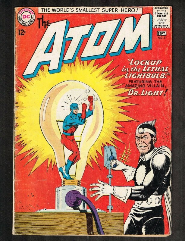 Atom #8 ~ Lockup in the Lethal Lightbulb ~ 1963 (3.5) WH 