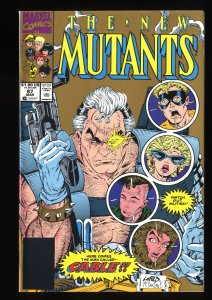 New Mutants #87 VF 8.0 2nd Print Black Logo Box Variant 1st Cable!