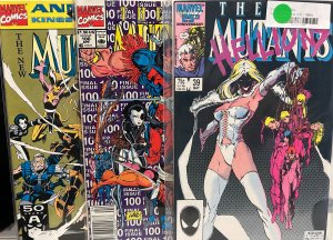 LOT 3 issues The New Mutants #39 + #100 + Annual 7 (1986)