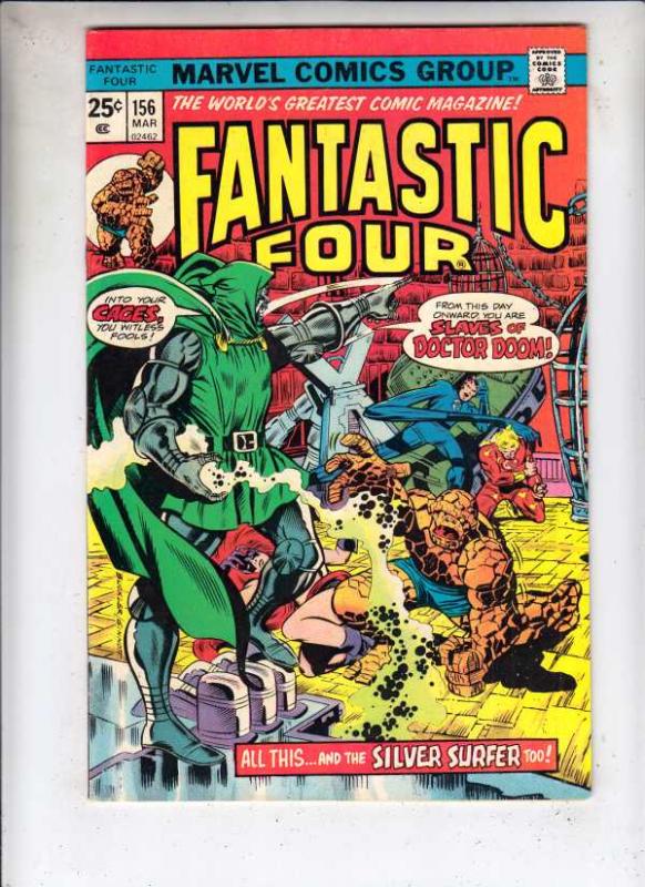 Fantastic Four #156 (Mar-75) FN/VF+ High-Grade Fantastic Four, Mr. Fantastic ...