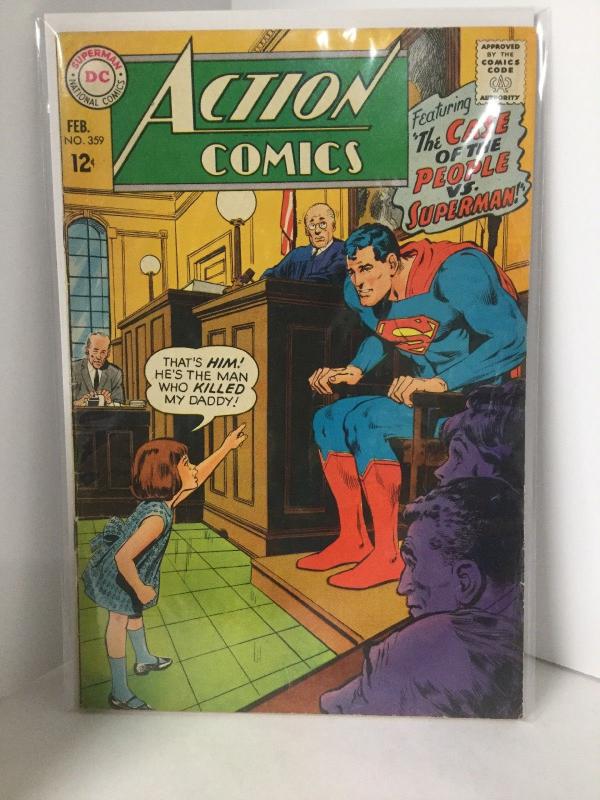 Action Comics 359 5.5 Fn- Fine- DC Comics SA