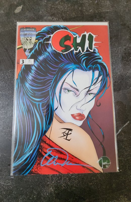 Shi: The Way of the Warrior #3 (1994) signed by Bill Tucci with Coa