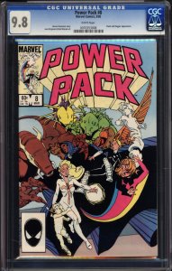 Power Pack #8 (Marvel, 1985) CGC 9.8