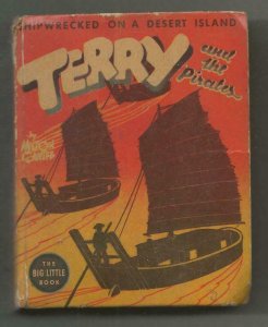 Terry + The Pirates Shipwrecked on Desert Island 1938 Whitman Big Little Book