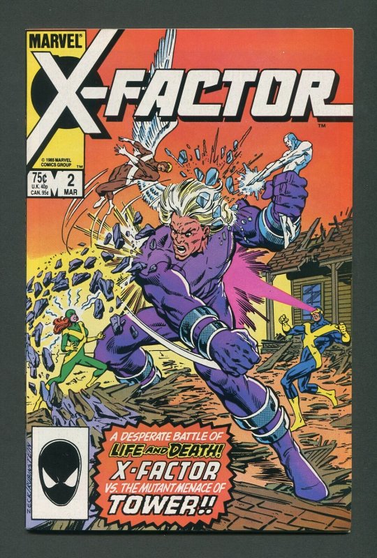 X-Factor #2  / 9.0 VFN/NM  March 1986 (G)