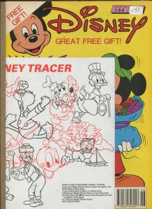 DISNEY MAGAZINE #154 (1989) - INCLUDES GIFT - (Grade VF+) WH