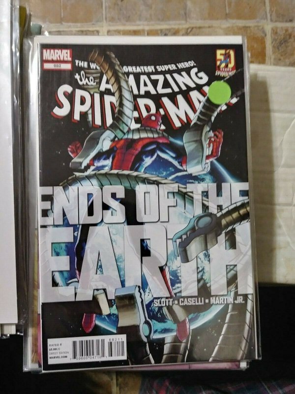 Amazing Spider-Man # 682  2012  marvel  ends of the earth+ doctor octopus