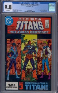 TALES OF THE TEEN TITANS #44 CGC 9.8 1ST NIGHTWING JERICHO WHITE PAGES