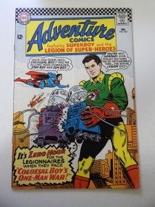 Adventure Comics #341 (1966) GD Condition centerfold detached