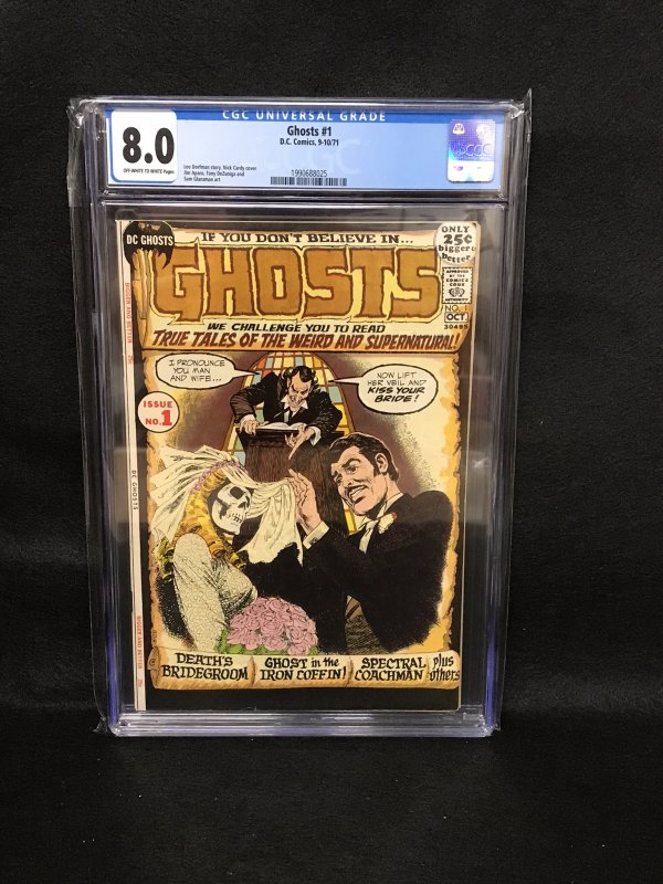 Ghosts #1 (DC, 1971) CGC 8.0 