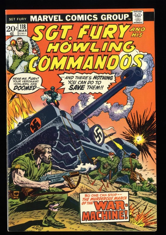 Sgt. Fury and His Howling Commandos #118 VF/NM 9.0 Marvel Comics