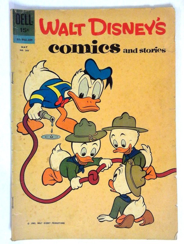 Walt Disney's #260 Huey Dewey Louie Dell (1962) VG