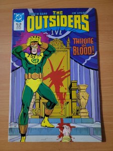 The Outsiders #26 Direct Market Edition ~ VF - NEAR MINT NM ~ 1987 DC Comics