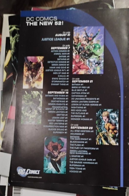 dc comics the new 52   #1  2011 free comic book day