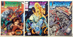 Brigade Lot of 3 #3, 3, 13 (1993) Image Comics 1st Print Comic Books