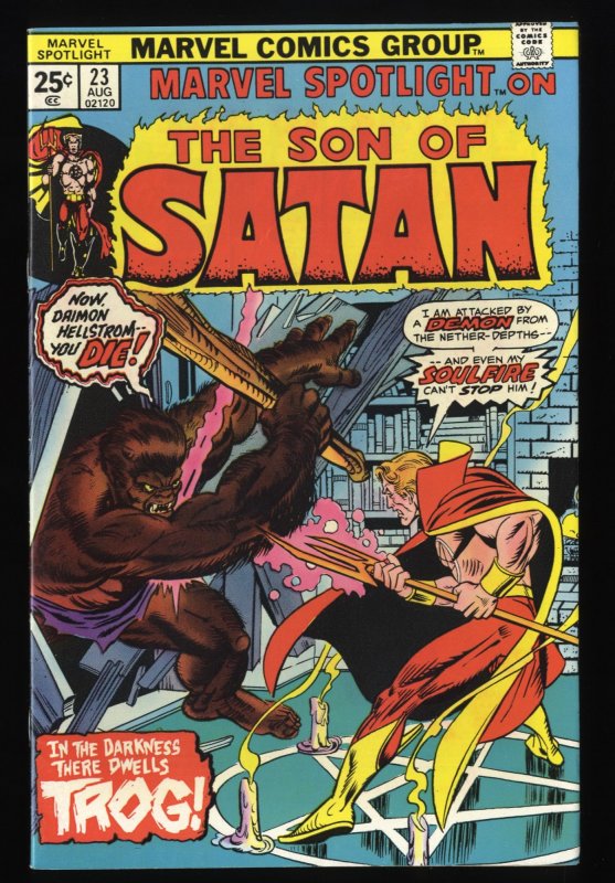 Marvel Spotlight #23 VF+ 8.5 Comics Son of Satan!
