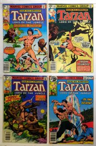 Tarzan Lot of 4 #10, 11, 14, 23 (1978) Marvel Comics 1st Print Comic Books