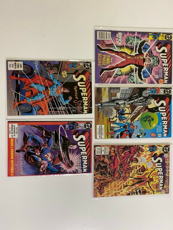 Superman lot 45 different from #1-49 6.0 FN (1987-90 2nd Series) 