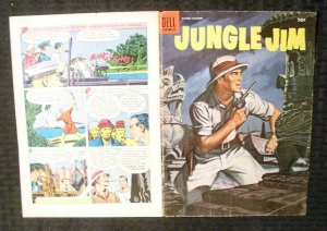 COVER ONLY 1954 Max Jungle Jim #3 GD+ 2.5 Dell Comics