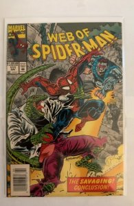 Web of Spider-Man #111 NEWSSTAND EDITION